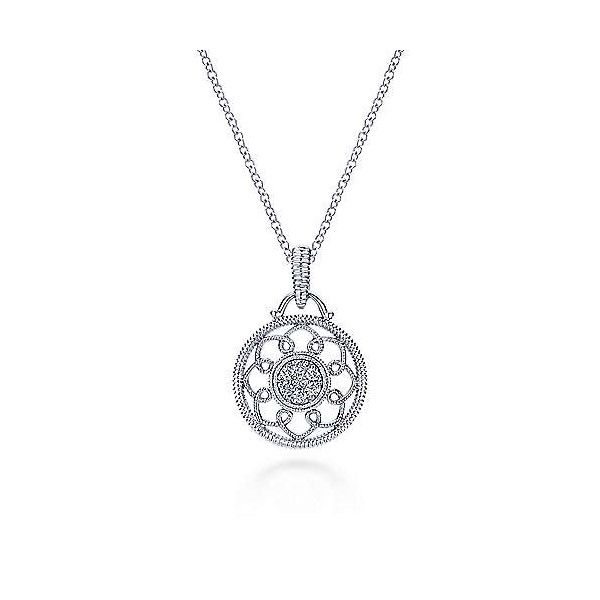 Sterling Silver Diamond Pendant Dickinson Jewelers Dunkirk, MD