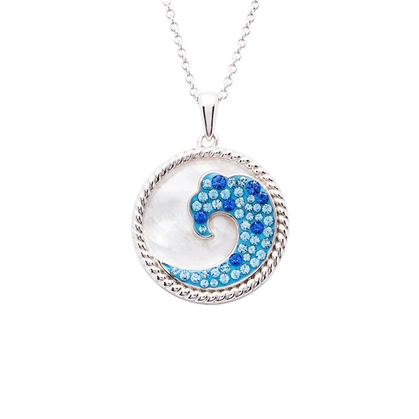 Sterling Silver Wave Pendant Dickinson Jewelers Dunkirk, MD