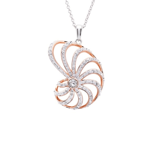 Swarovski® Crystals Nautilus Shell Pendant Dickinson Jewelers Dunkirk, MD