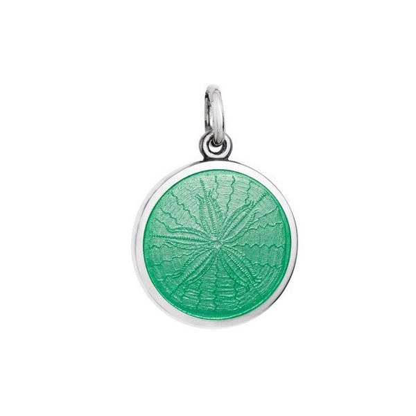 Small Light Green Enamel Sand Dollar Pendant Dickinson Jewelers Dunkirk, MD