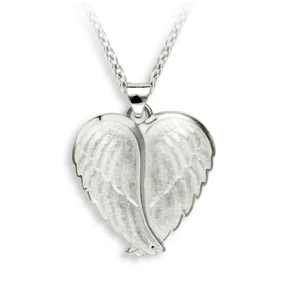Sterling Silver And Enamel Angel Wings Pendant Dickinson Jewelers Dunkirk, MD