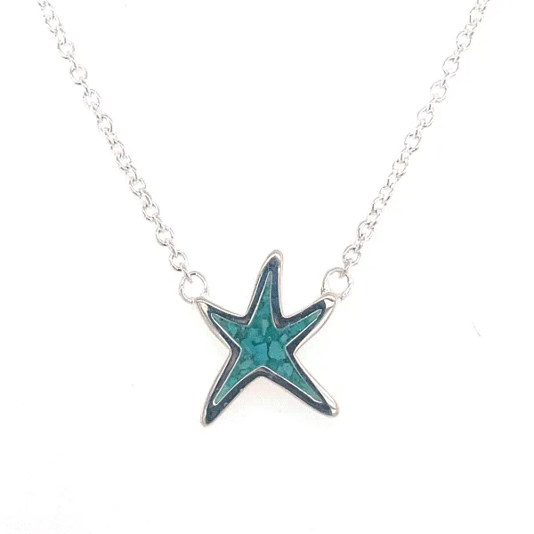 Sterling Silver Starfish Necklace Dickinson Jewelers Dunkirk, MD