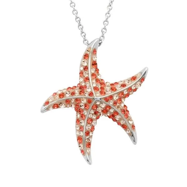 Sterling Silver Starfish Pendant Dickinson Jewelers Dunkirk, MD