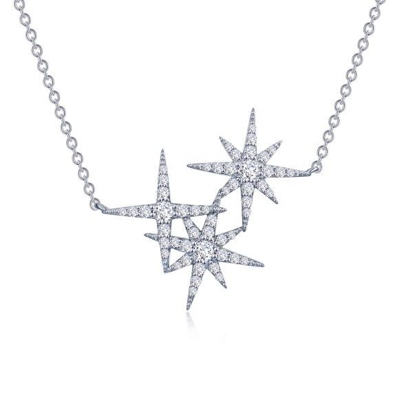 Lassaire Simulated Diamond Star Necklace Dickinson Jewelers Dunkirk, MD
