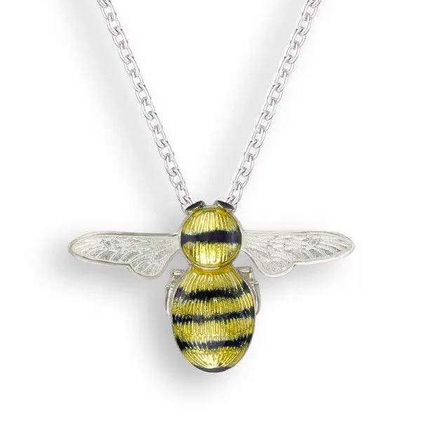 Sterling Silver and Enamel Bee Pendant Dickinson Jewelers Dunkirk, MD