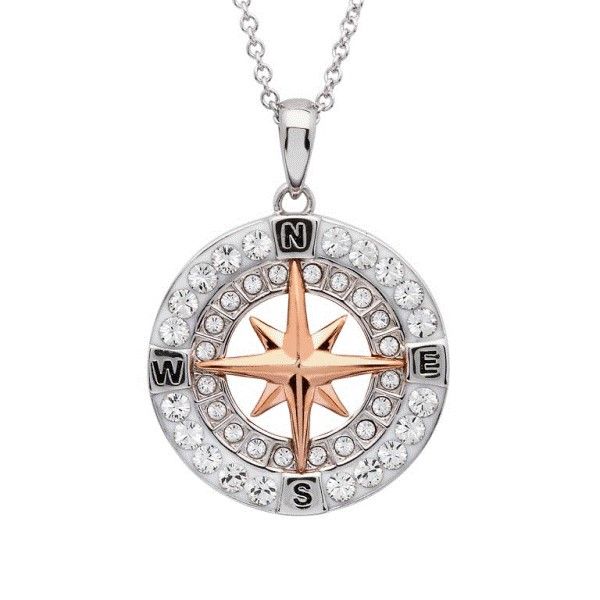 Sterling Silver Compass Pendant Dickinson Jewelers Dunkirk, MD