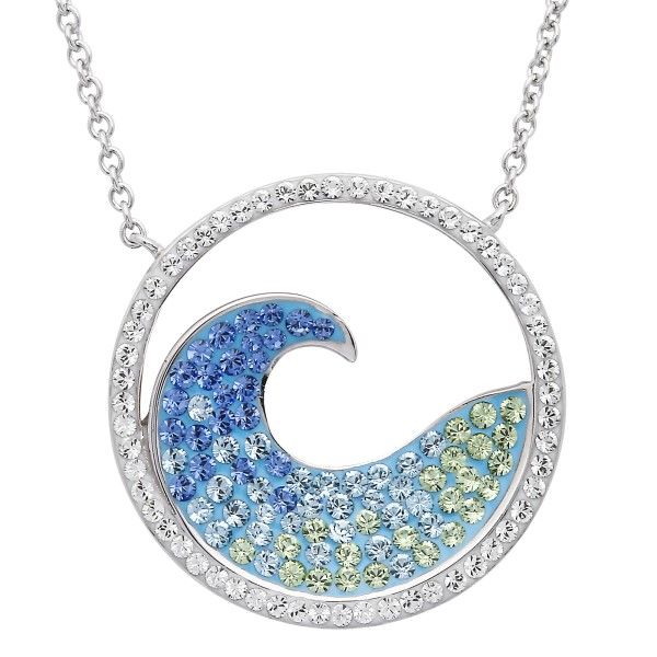 Sterling Silver Wave Necklace Dickinson Jewelers Dunkirk, MD