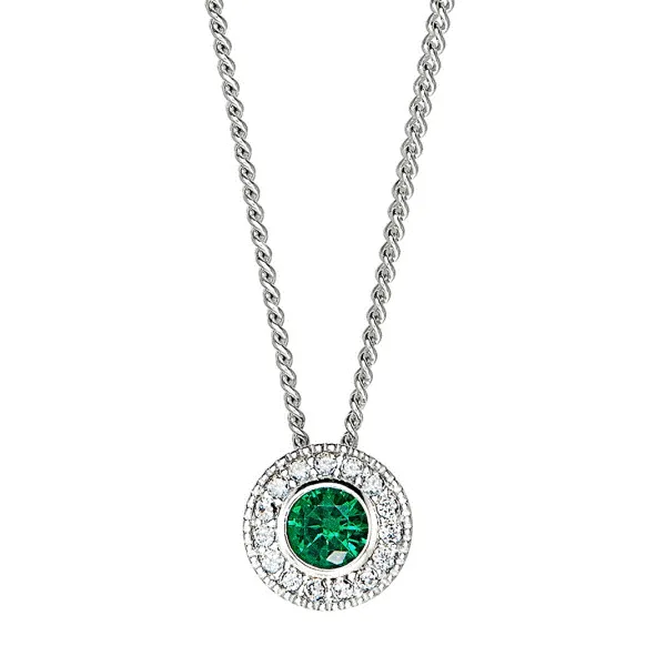 Sterling Silver May Birthstone Necklace Dickinson Jewelers Dunkirk, MD