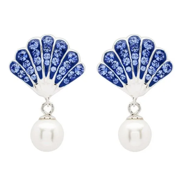 Sterling Silver Shell Earrings Dickinson Jewelers Dunkirk, MD