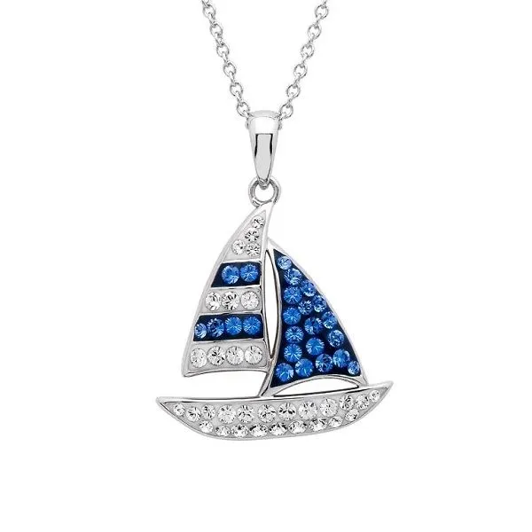 Sterling Silver Sailboat Pendant Dickinson Jewelers Dunkirk, MD