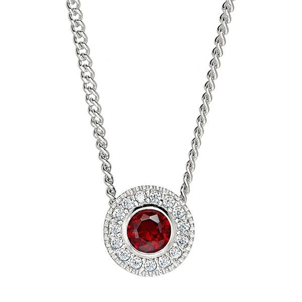 Sterling Silver January Birthstone Necklace Dickinson Jewelers Dunkirk, MD