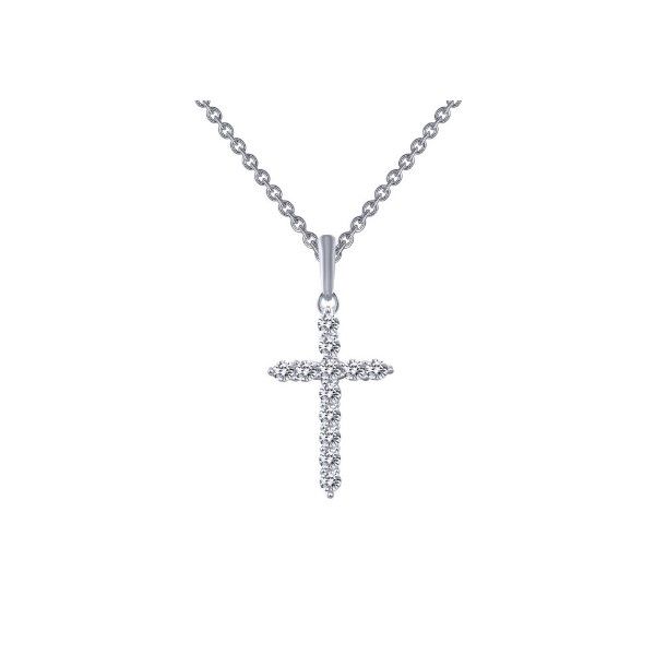 Lassaire Simulated Diamond Cross Pendant Dickinson Jewelers Dunkirk, MD