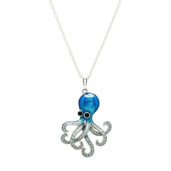 Sterling Silver Octopus Pendant Dickinson Jewelers Dunkirk, MD