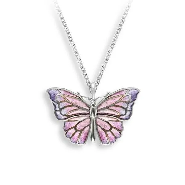 Sterling Silver and Enamel Butterfly Pendant Dickinson Jewelers Dunkirk, MD