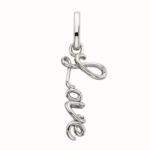 Sterling Silver LOVE Charm Pendant Dickinson Jewelers Dunkirk, MD