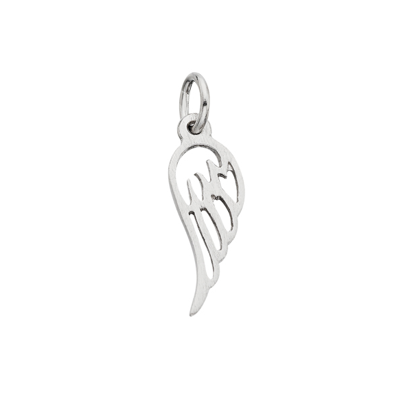 Sterling Silver Angel Wing Charm Pendant Dickinson Jewelers Dunkirk, MD