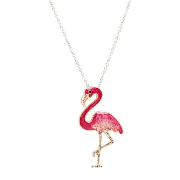 Sterling Silver Flamingo Pendant Dickinson Jewelers Dunkirk, MD