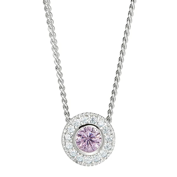 Sterling Silver October Birthstone Necklace Dickinson Jewelers Dunkirk, MD