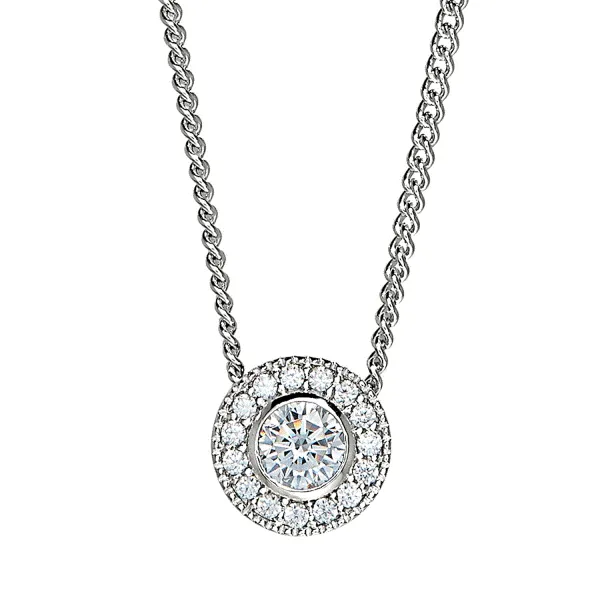 Sterling Silver April Birthstone Pendant Dickinson Jewelers Dunkirk, MD