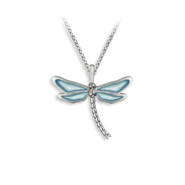 Sterling Silver Plique-a Jour Dragonfly Pendant Dickinson Jewelers Dunkirk, MD