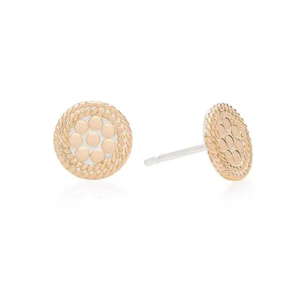 Mini Circle Stud Earrings Dickinson Jewelers Dunkirk, MD