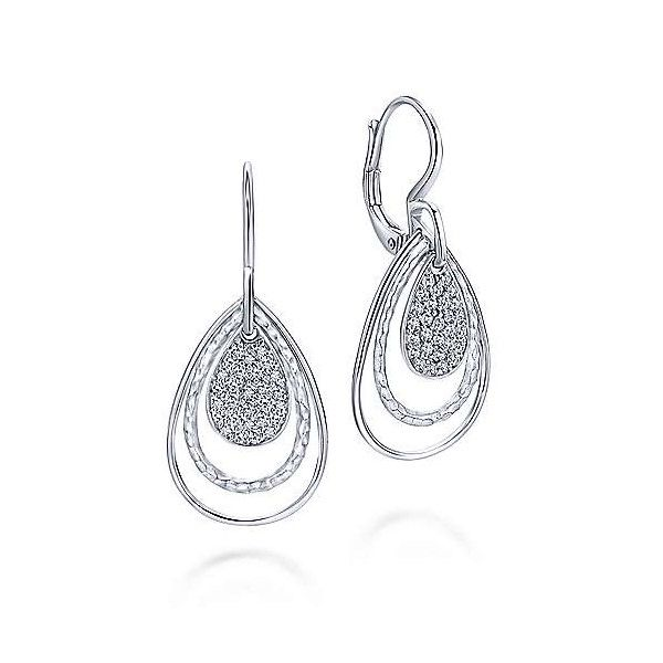 Sterling Silver White Sapphire Earrings Dickinson Jewelers Dunkirk, MD