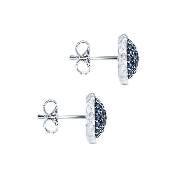 Sterling Silver Sapphire Earrings Image 2 Dickinson Jewelers Dunkirk, MD