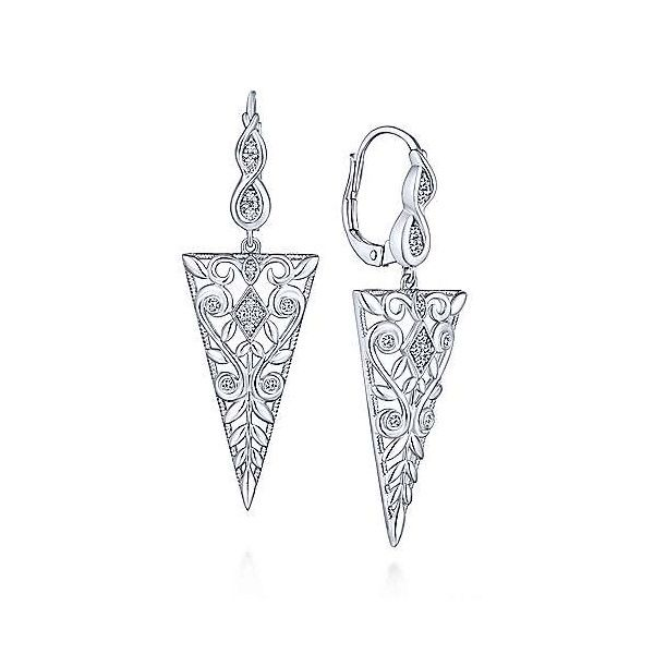 Sterling Silver White Sapphire Earrings Dickinson Jewelers Dunkirk, MD