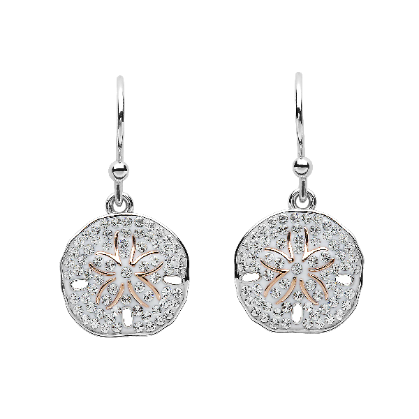 Swarovski® Crystals Sand Dollar Earrings Dickinson Jewelers Dunkirk, MD