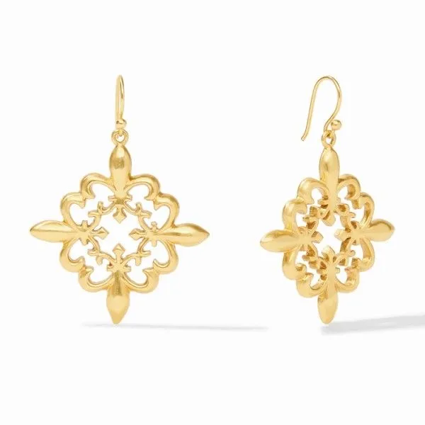 Fleur-de-Lis Lace Earrings Dickinson Jewelers Dunkirk, MD