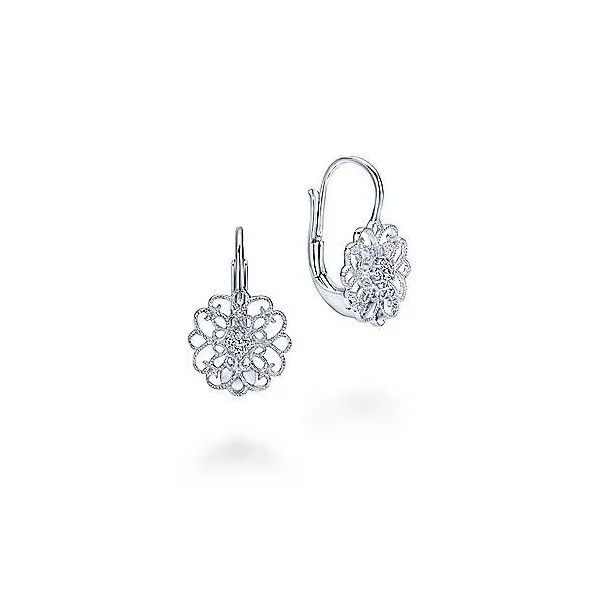 Sterling Silver White Sapphire Earrings Dickinson Jewelers Dunkirk, MD