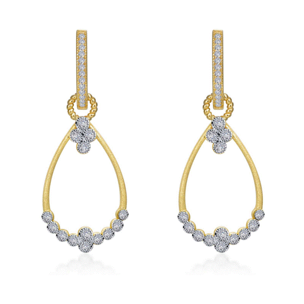 Lassaire Simulated Diamond Dangle Earrings Dickinson Jewelers Dunkirk, MD