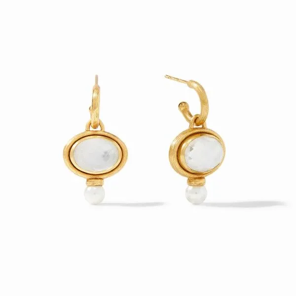 Simone Hoop & Charm Earrings Dickinson Jewelers Dunkirk, MD