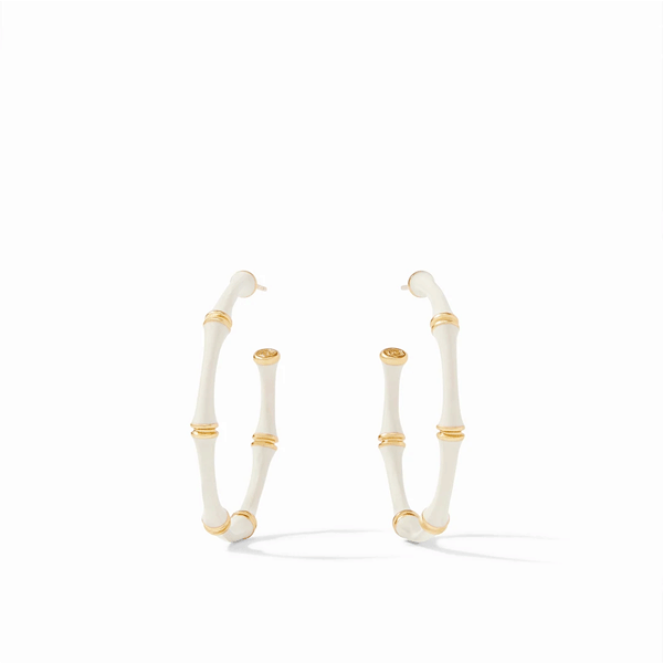 Bamboo Hoop Earrings Dickinson Jewelers Dunkirk, MD