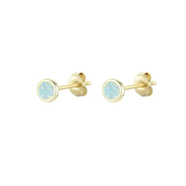 Round Stud Earrings Dickinson Jewelers Dunkirk, MD