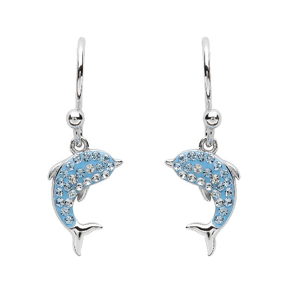 Sterling Silver Dolphin Earrings Dickinson Jewelers Dunkirk, MD