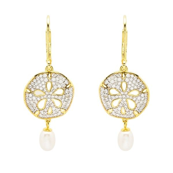 ShanOre Sterling Silver and Vermeil Sand Dollar Earrings | Dickinson  Jewelers | Dunkirk, MD