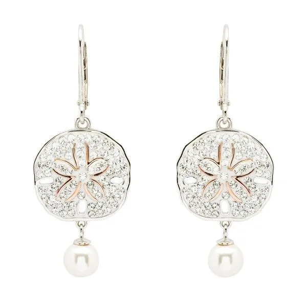 Sterling Silver Sand Dollar Earrings Dickinson Jewelers Dunkirk, MD