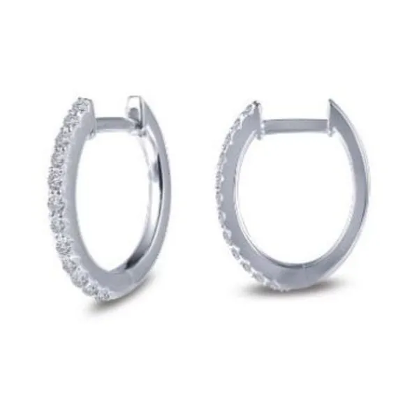 Lassaire Simulated Diamond Huggie Earrings Dickinson Jewelers Dunkirk, MD