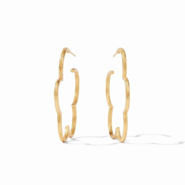 Gardenia Hoop Earrings Dickinson Jewelers Dunkirk, MD