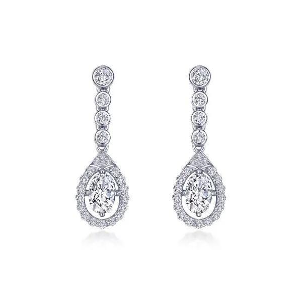 Lassaire Simulated Diamond Drop Earrings Dickinson Jewelers Dunkirk, MD
