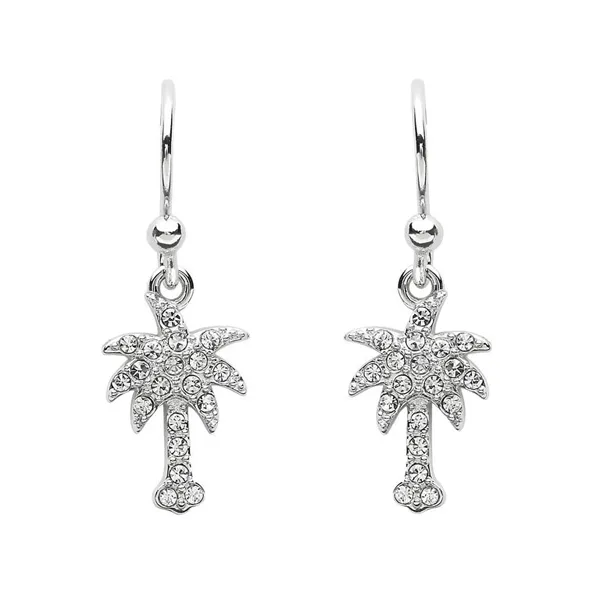 Sterling Silver Palm Tree Earrings Dickinson Jewelers Dunkirk, MD
