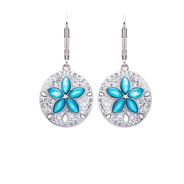 Sterling Silver Sand Dollar Earrings Dickinson Jewelers Dunkirk, MD