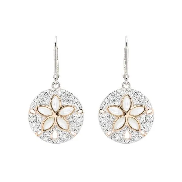Sterling Silver Sand Dollar Earrings Dickinson Jewelers Dunkirk, MD