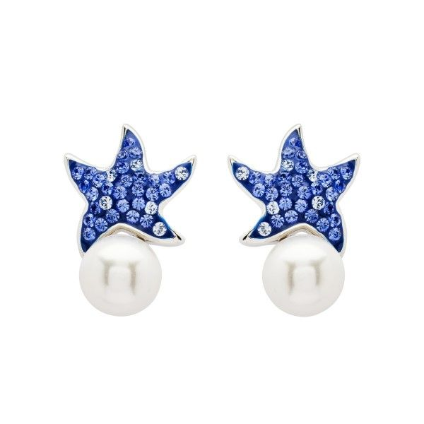 Sterling Silver Star Fish Earrings Dickinson Jewelers Dunkirk, MD