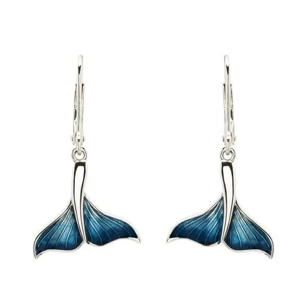 Sterling Silver Whale Tail Earrings Dickinson Jewelers Dunkirk, MD