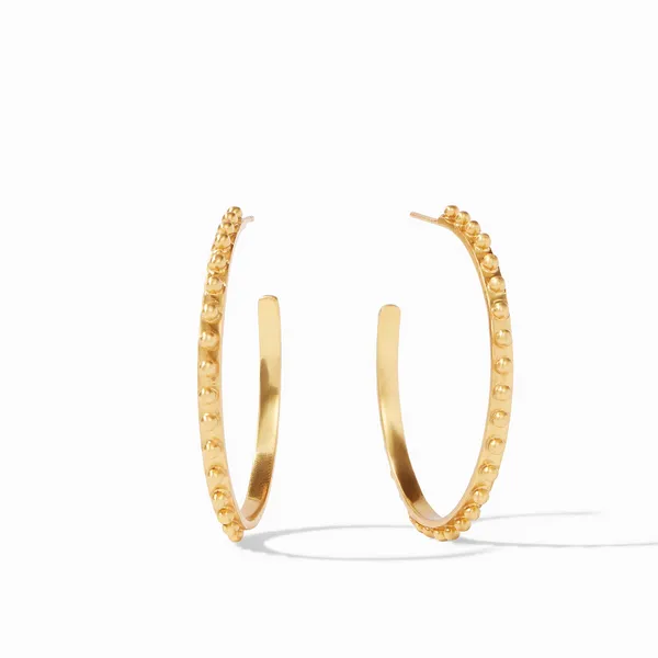 24Kt Gold Plated SoHo Hoop Earrings Dickinson Jewelers Dunkirk, MD