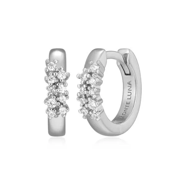 Sterling Silver Scattered Huggie Earrings Dickinson Jewelers Dunkirk, MD