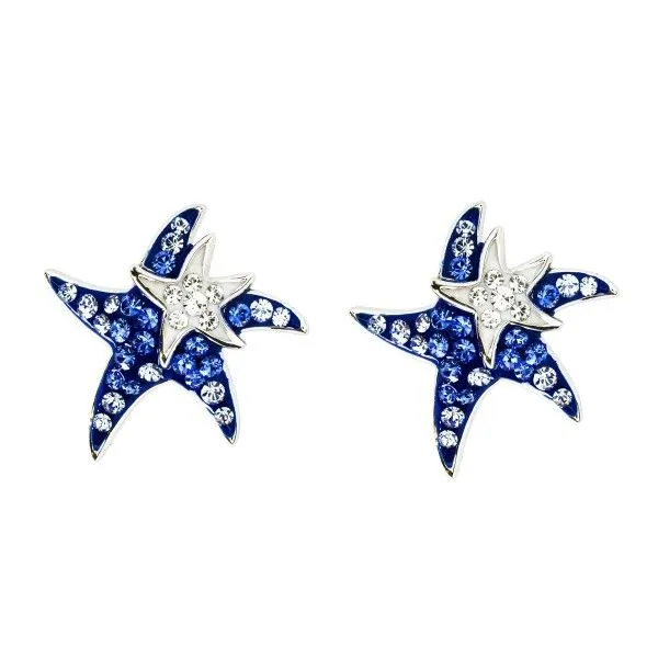 Sterling Silver Star Fish Mother/Baby Earrings Dickinson Jewelers Dunkirk, MD