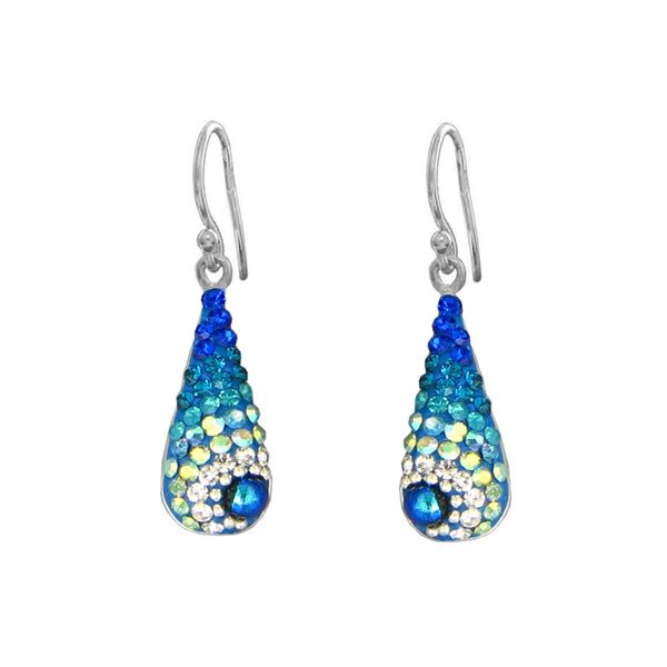 Sterling Silver Austrian Crystal Petite Fairy Teardrop Earrings Dickinson Jewelers Dunkirk, MD